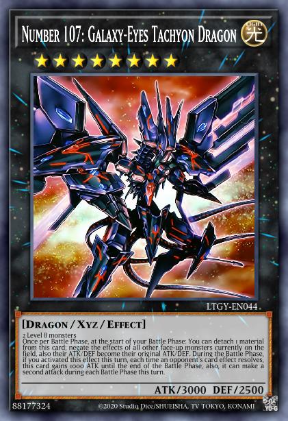 Number 107: Galaxy-Eyes Tachyon Dragon Card Image