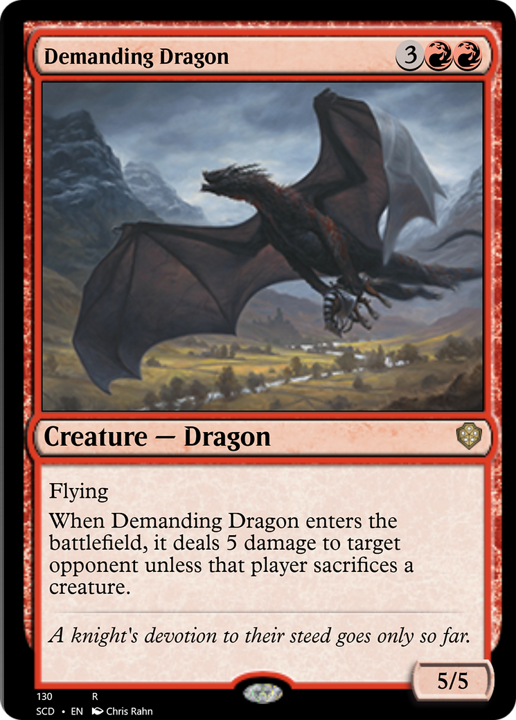 Demanding Dragon Card Image