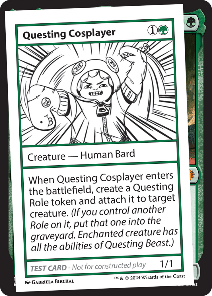 Questing Cosplayer Card Image