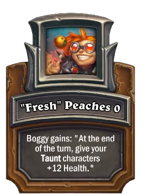 "Fresh" Peaches {0} Card Image