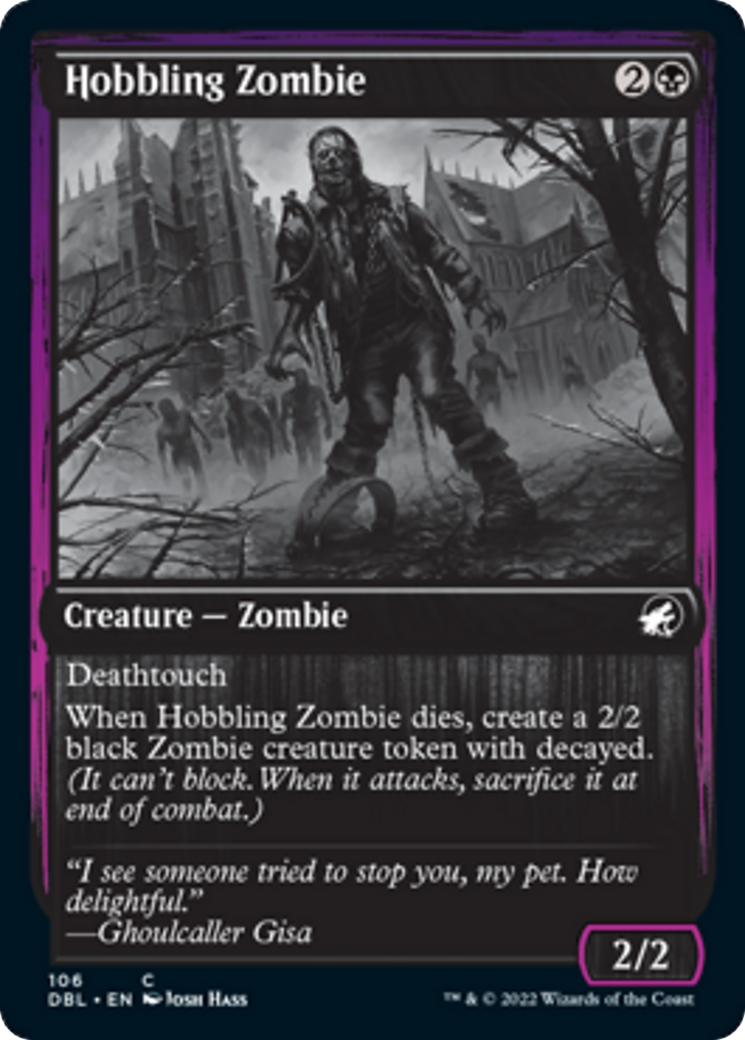 Hobbling Zombie Card Image
