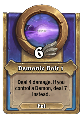 Demonic Bolt 1 Card Image