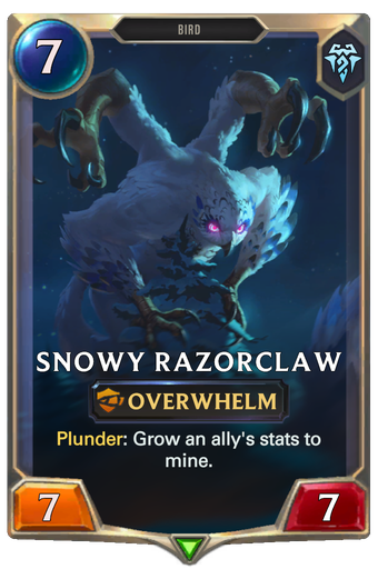 Snowy Razorclaw Card Image