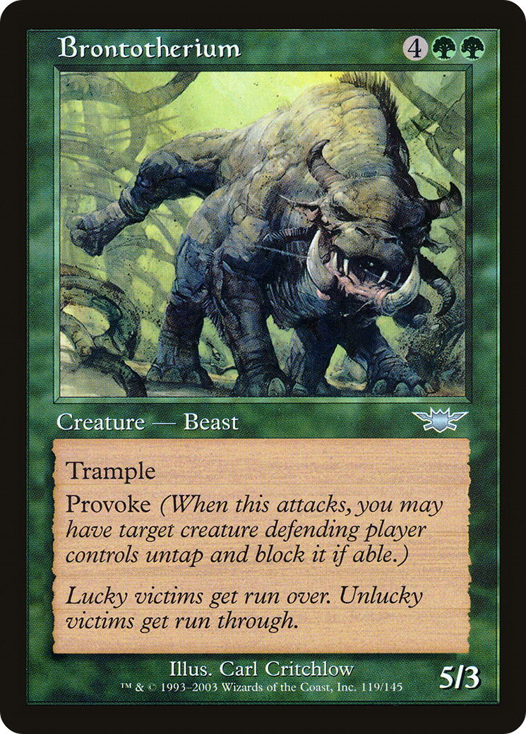 Brontotherium Card Image