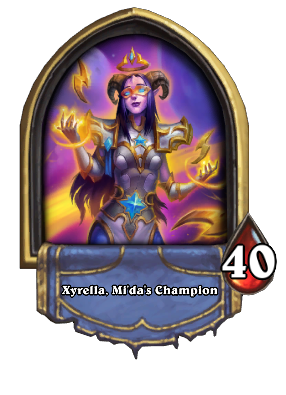 Xyrella, Mi'da's Champion Card Image