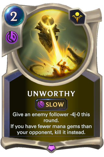 Unworthy Card Image
