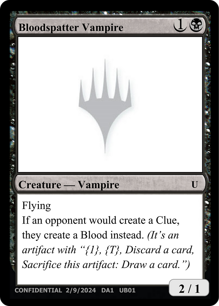 Bloodspatter Vampire Card Image