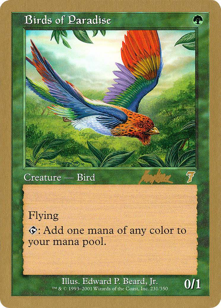 Birds of Paradise Card Image