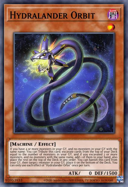 Hydralander Orbit Yu-Gi-Oh Card, Art 2