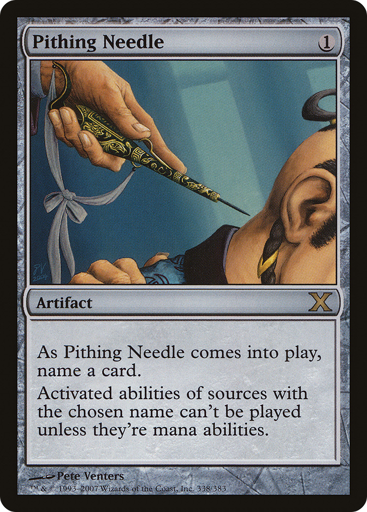 Pithing Needle Card Image