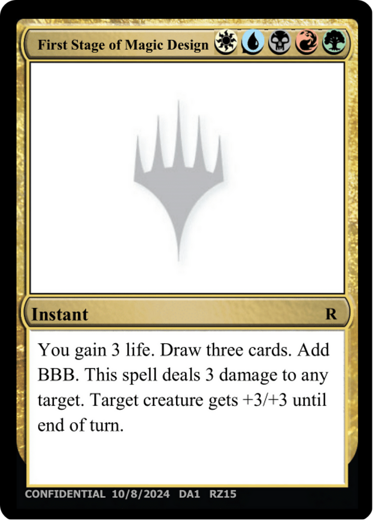 First Stage of Magic Design Card Image