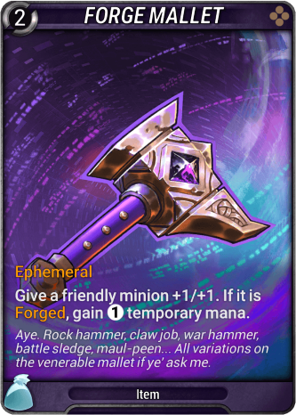 Forge Mallet Card Image