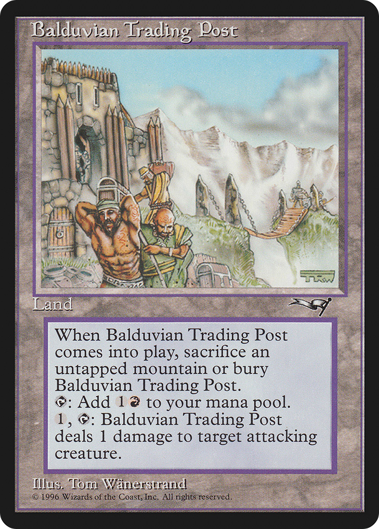 Balduvian Trading Post Card Image