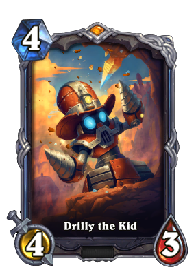 Drilly the Kid Signature Card Image