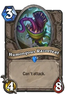 Humongous Razorleaf Card Image