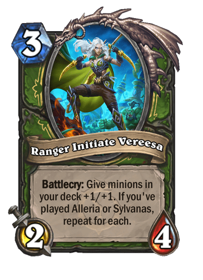 Ranger Initiate Vereesa Card Image