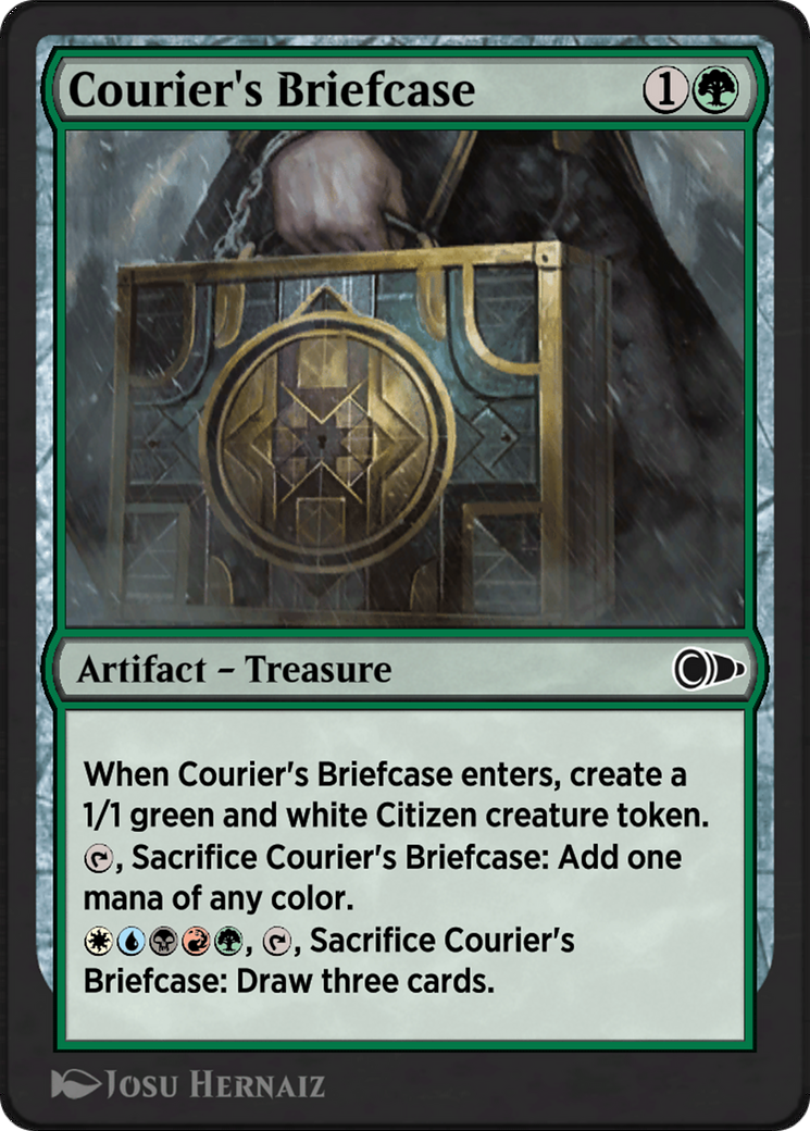 Courier's Briefcase Card Image