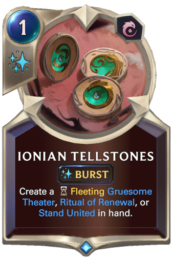 Ionian Tellstones Card Image