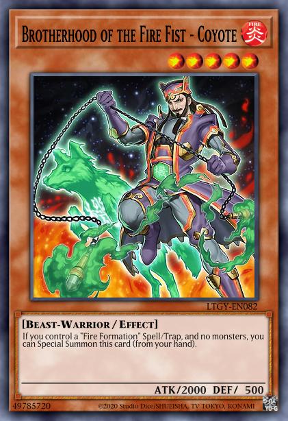 Brotherhood of the Fire Fist - Coyote Card Image