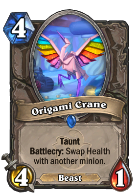 Origami Crane Card Image