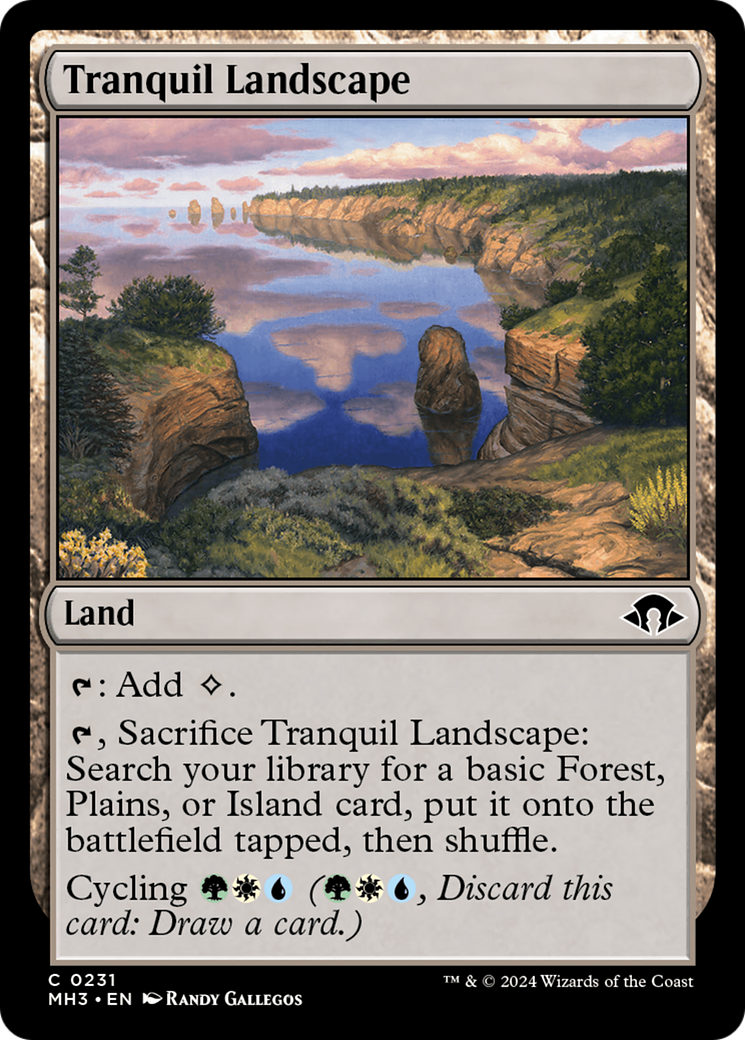 Tranquil Landscape Card Image