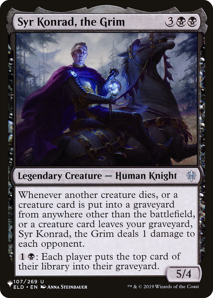 Syr Konrad, the Grim Card Image