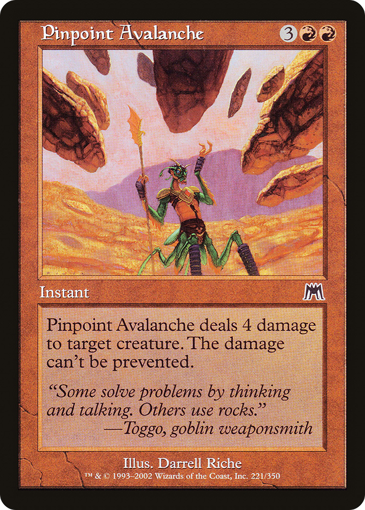 Pinpoint Avalanche Card Image