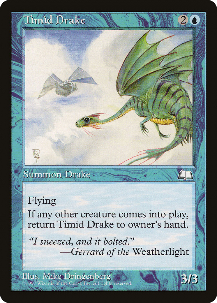 Timid Drake Card Image