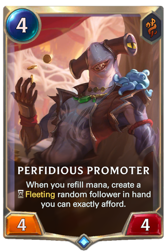 Perfidious Promoter Card Image