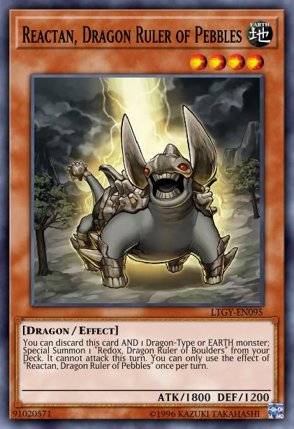 Reactan, Dragon Ruler of Pebbles Card Image