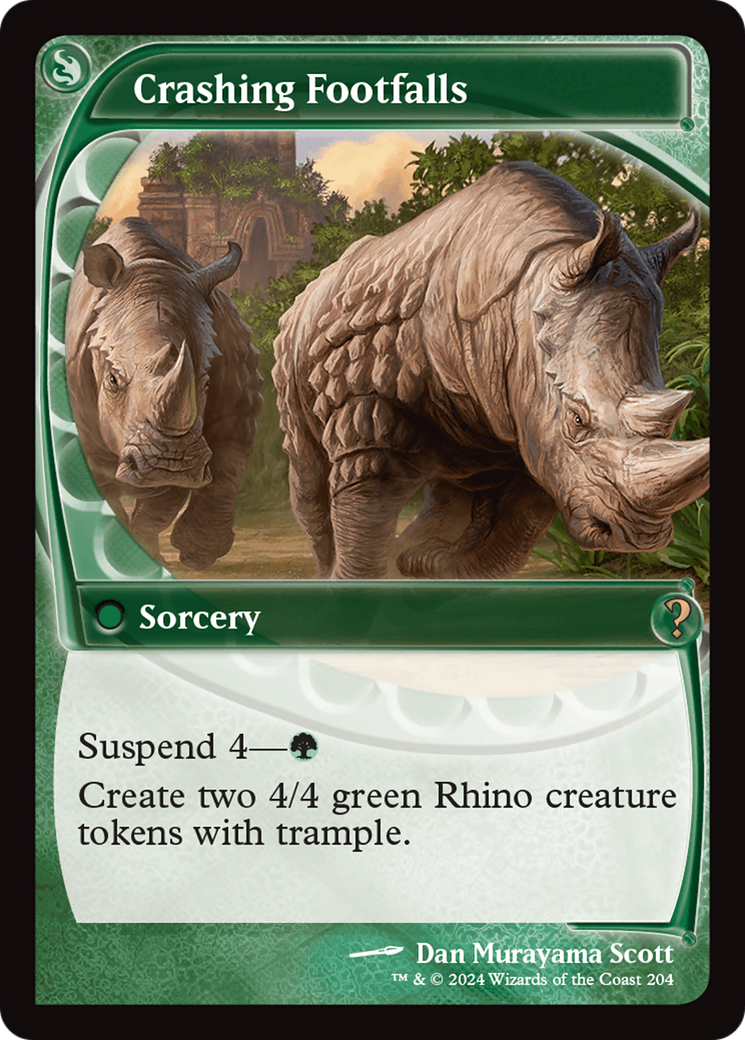 Crashing Footfalls Card Image