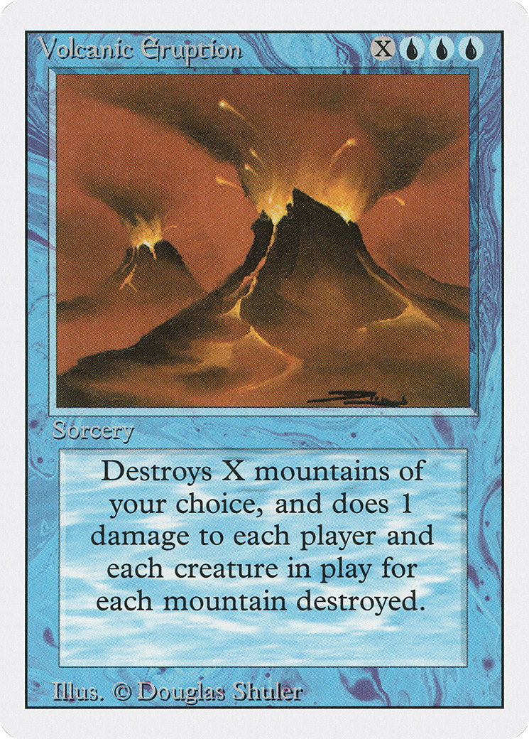 Volcanic Eruption Card Image