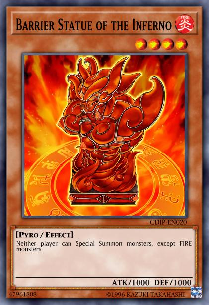 Barrier Statue of the Inferno Card Image