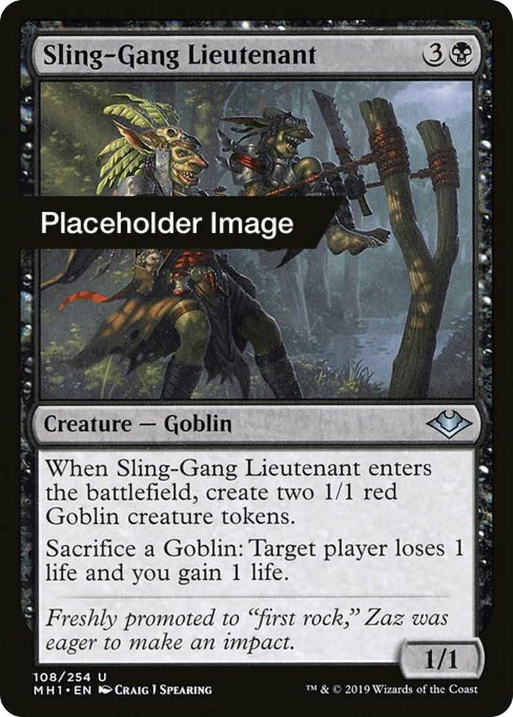 Sling-Gang Lieutenant Card Image