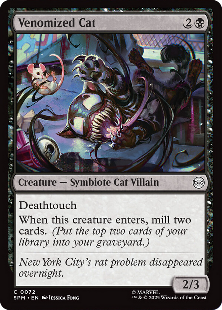 Venomized Cat Card Image