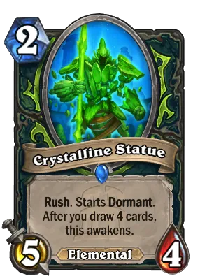 Crystalline Statue Card Image