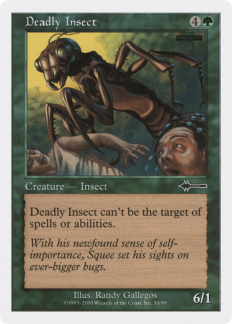 Deadly Insect Card Image