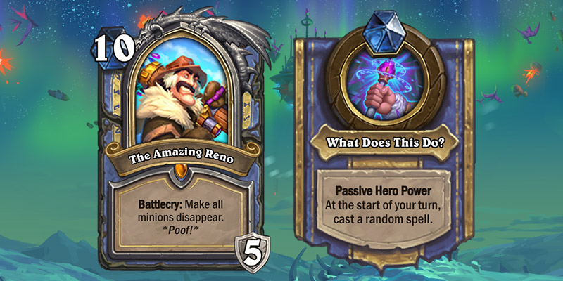 Hearthstone's Newest Card, The Amazing Reno, Has a Yogg-tastic Hero Power