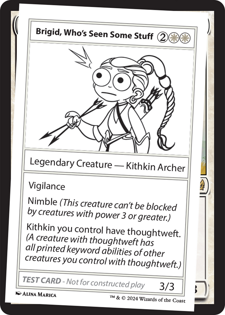 Brigid, Who's Seen Some Stuff Card Image