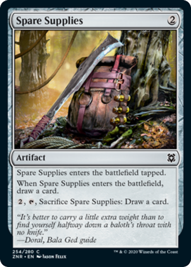 Spare Supplies Card Image