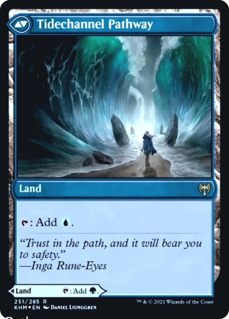 Barkchannel Pathway // Tidechannel Pathway Card Image