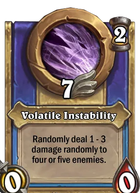 Volatile Instability Card Image