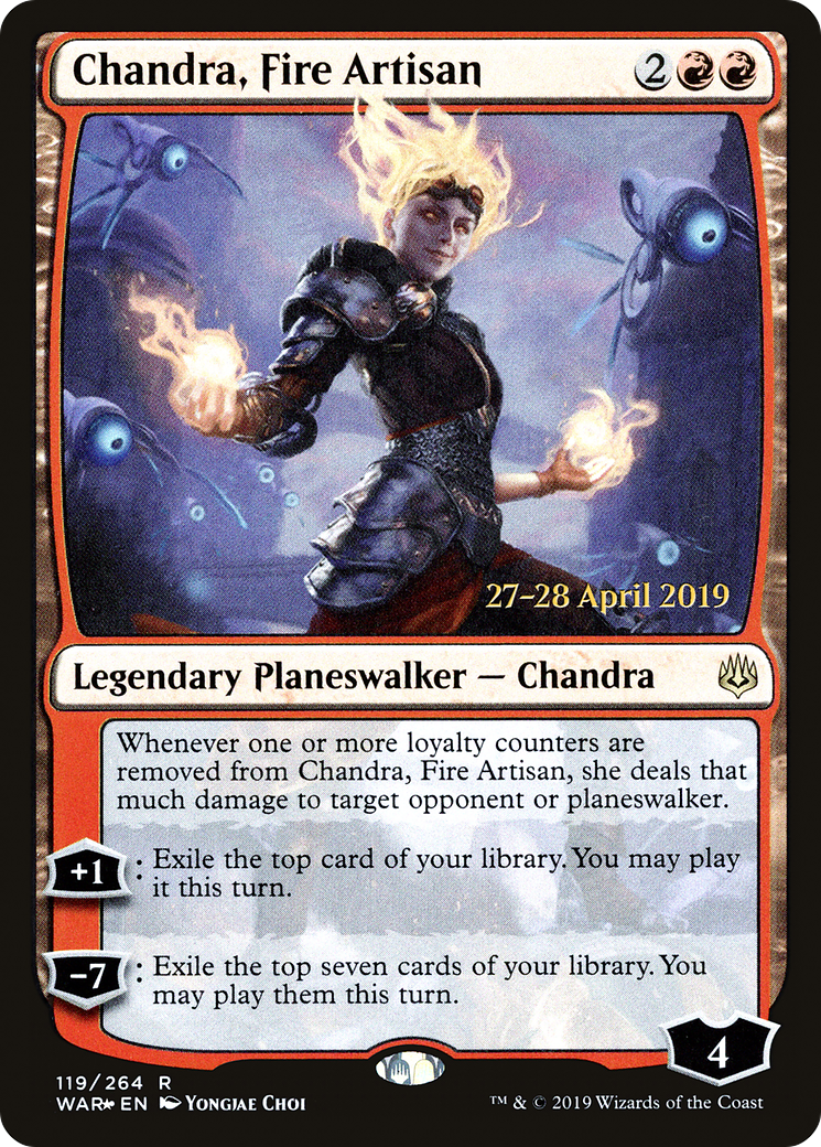 Chandra, Fire Artisan Card Image