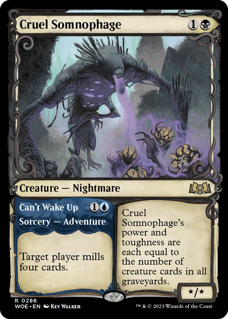 Cruel Somnophage // Can't Wake Up Card Image