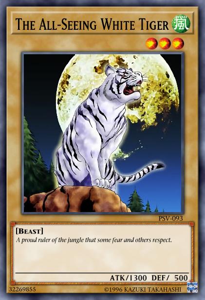 The All-Seeing White Tiger Card Image