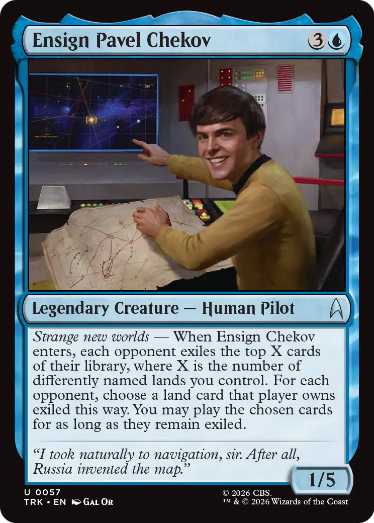 Ensign Pavel Chekov