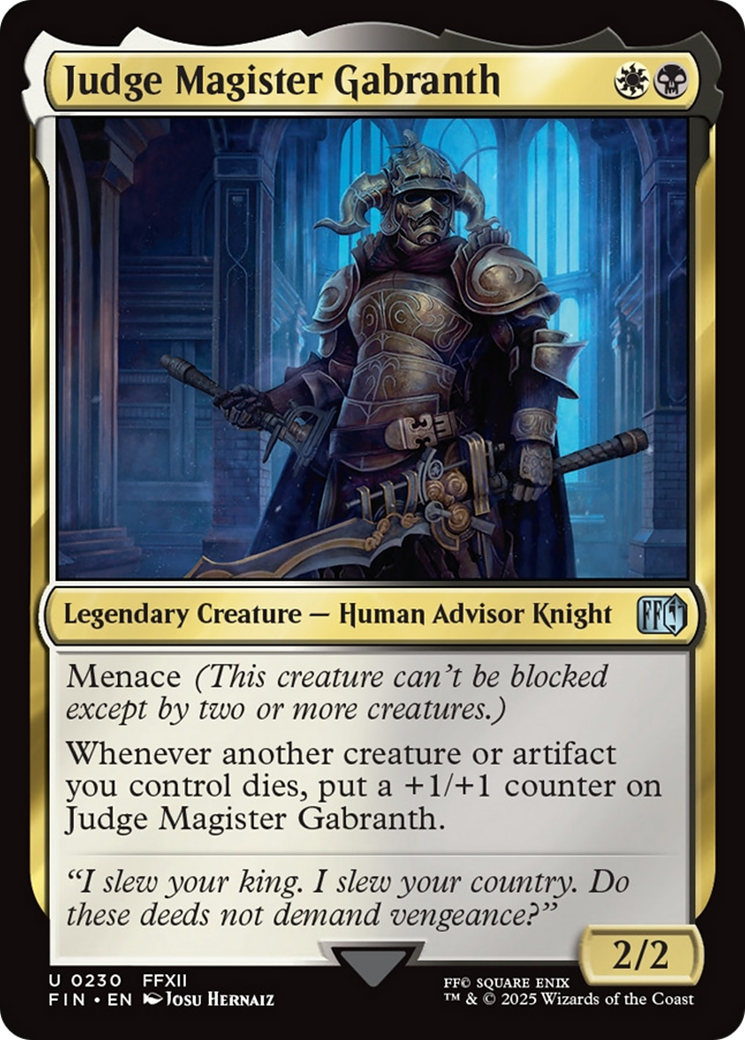 Judge Magister Gabranth Card Image