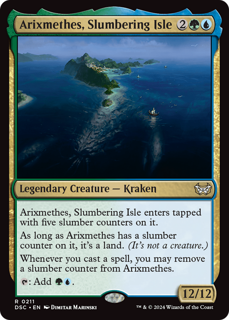 Arixmethes, Slumbering Isle Card Image
