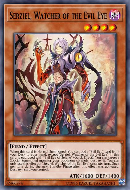 Serziel, Watcher of the Evil Eye Card Image