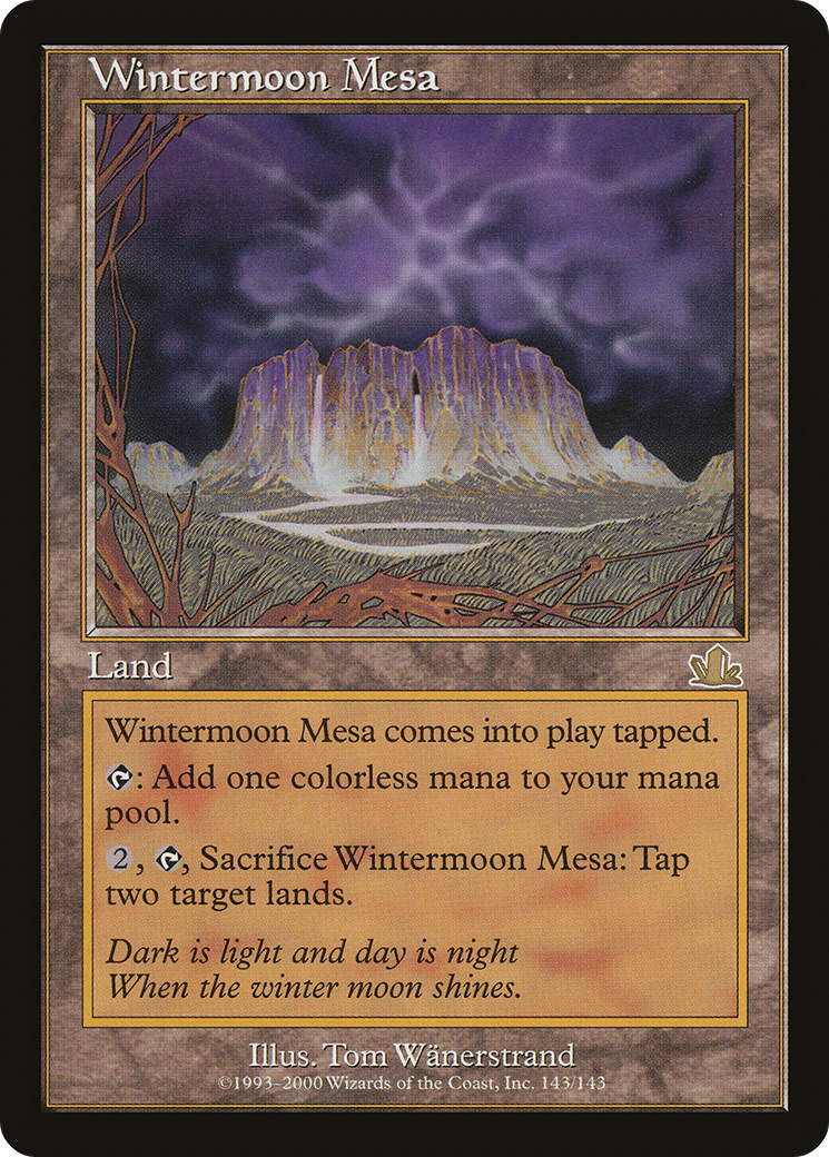 Wintermoon Mesa Card Image